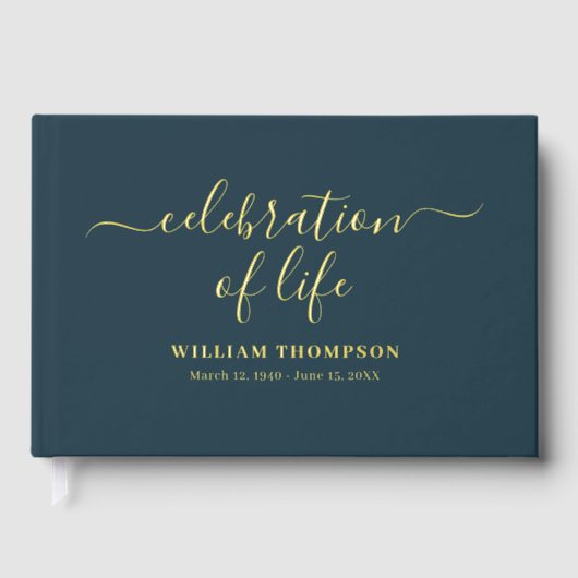 葬儀祝海軍金ゴールド ゲストブック (正面)