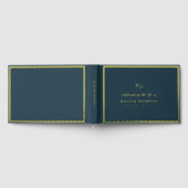 葬儀祝海軍金ゴールド ゲストブック (全面)