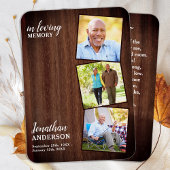 葬儀素朴3写真詩記念祈りの言葉カード