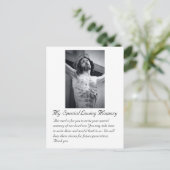 葬儀結婚専用メモリカード ポストカード (スタンド正面)