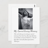 葬儀結婚専用メモリカード ポストカード (正面/裏面)