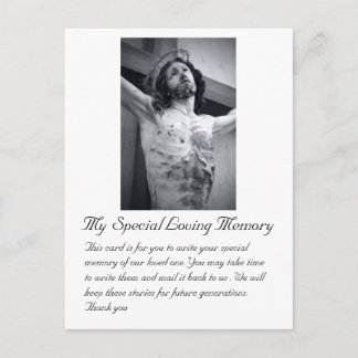 葬儀結婚専用メモリカード ポストカード