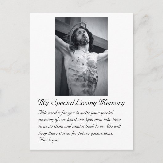 葬儀結婚専用メモリカード ポストカード (正面)