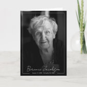 葬儀記念お祝い生活計画 サンキューカード (正面)