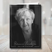 葬儀記念お祝い生活計画 サンキューカード