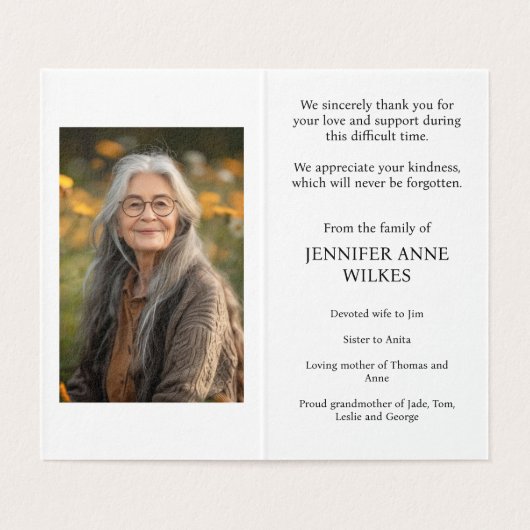 葬儀記念お祝い・オブ・ライフ・サンキュー (内部フラット)