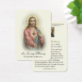 葬儀記念イエズス祈りの言葉聖札 (デスク)