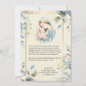 葬儀記念カトリック祈りの言葉カード ノートカード (裏面)