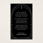 葬儀記念カードの写真を愛の記憶で (裏面)