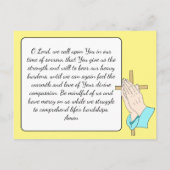 葬儀記念カードまたは記念記念カード ポストカード (裏面)