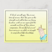 葬儀記念カードまたは記念記念カード ポストカード (裏面)