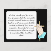 葬儀記念カードまたは記念記念カード ポストカード (裏面)