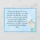 葬儀記念カードまたは記念記念カード ポストカード (裏面)