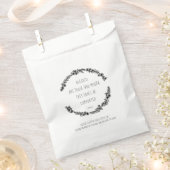 葬儀記念ギフトリース散布シードバッグ フェイバーバッグ (クリップ留めされた状態)