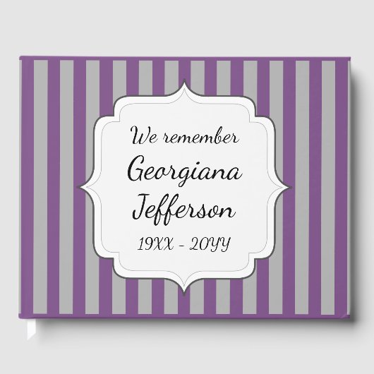 葬儀記念ゲストブック ゲストブック (正面)