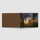 葬儀記念スピリチュアル馬とオークツリーゲス ゲストブック (全面)