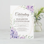 葬儀記念フローラフラワージオメトリックウッド 招待状 (スタンド正面)