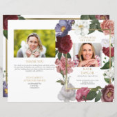 葬儀記念フローラ事業順番 (正面/裏面)