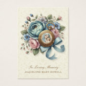 葬儀記念フローラ宗教祈りの言葉カード (正面)