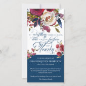 葬儀記念フローラ葬儀サンキューカード サンキューカード (正面)