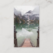 葬儀記念マウンテン祈りの言葉共感表 名刺 (正面)