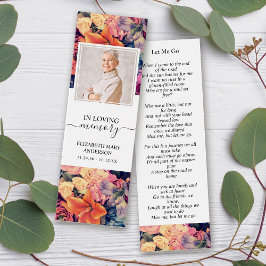 葬儀記念ムーディフローラミニブックマーク