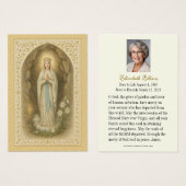 葬儀記念メアリールルド金ゴールドヴィンテージ (正面&裏面)