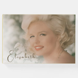 葬儀記念写真シンプルホワイトオーバーレイ ゲストブック