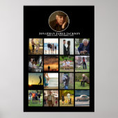 葬儀記念写真生命お祝い ポスター (正面)