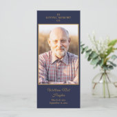 葬儀記念写真緑の祈りの言葉カード (スタンド正面)