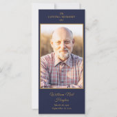 葬儀記念写真緑の祈りの言葉カード (正面)