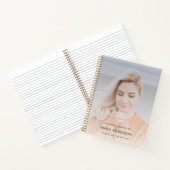 葬儀記念写真集モダン帳ノート ノートブック (内部)