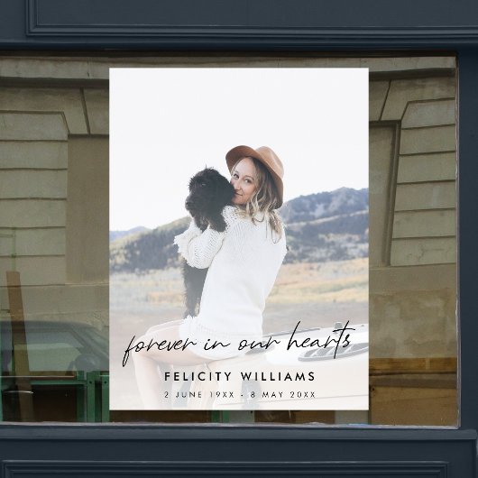 葬儀記念写真 |生命のお祝い ウィンドウサイン