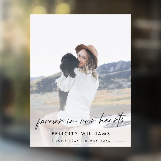 葬儀記念写真 |生命のお祝い ウィンドウサイン