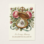 葬儀記念宗教写真祈りの言葉カード (正面)