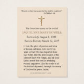 葬儀記念悲しいメアリー祈ズ (裏面)