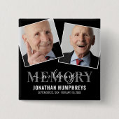 葬儀記念撮影ボタン 缶バッジ (正面)