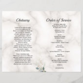 葬儀記念撮影順一覧プログラム (裏面)