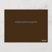 葬儀記念祈りの言葉カード写真テンプレート:: 2A ポストカード (裏面)