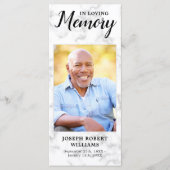 葬儀記念祈りの言葉カード悔やみや弔慰フォトマーブル (正面)