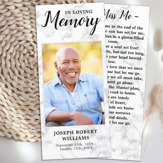 葬儀記念祈りの言葉カード悔やみや弔慰フォトマーブル