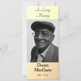 葬儀記念祈りの言葉カード | Eternally Your 招待状