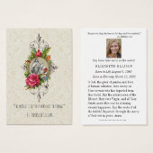 葬儀記念祈りの言葉セントテーゼ (正面&裏面)