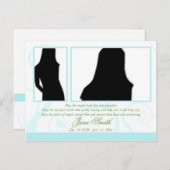 葬儀記念祈りの言葉トリビュートカード ポストカード (正面/裏面)