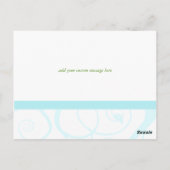 葬儀記念祈りの言葉トリビュートカード ポストカード (裏面)