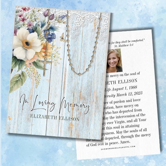 葬儀記念祈りの言葉念珠花