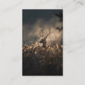 葬儀記念秋の霧祈りの言葉共感カード 名刺 (正面)