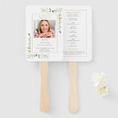 葬儀記念緑化事業 ハンドファン (正面&裏面)