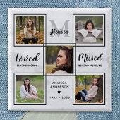 葬儀記念記念ユニーク写真集 缶バッジ