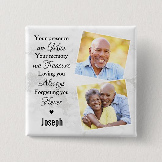 葬儀記念記念記念記念記念記念記念写真集 缶バッジ (正面)